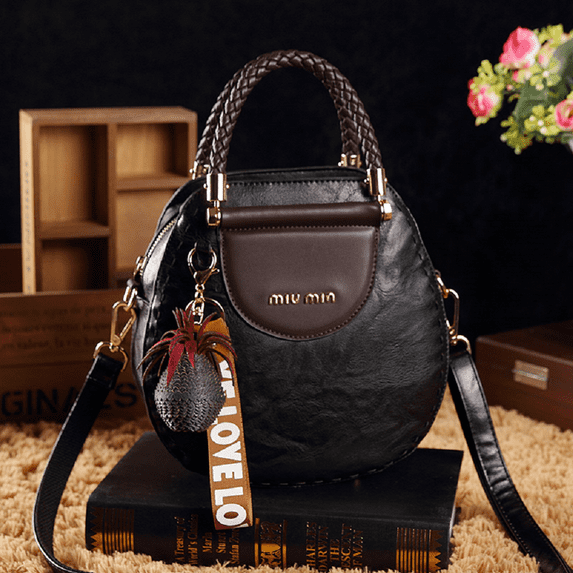 Stylish Vintage Style Women's Handbag - CHISPAULO CP6023 Round Shape Handbag Women, Vintage Style Women's Handbags on Sale