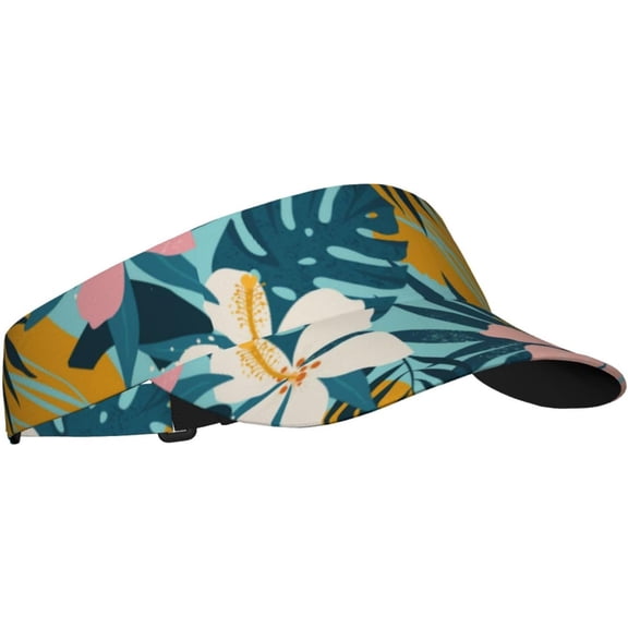 Stylish Visor Cap, Adjustable Lightweight Sun Hat for Men Women Teens - Sports, Beach, Golf, Tennis