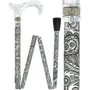 Stylish Walking Sticks   Designer Folding Adjustable Rhinestone Canes   Best Gift for Men and Women Lightweight Aluminum Shaft & Safe to Walk