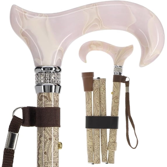 Stylish Walking Sticks Rhinestone Collar Designer Adjustable Canes