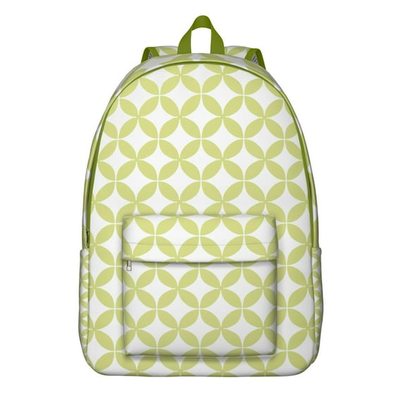 Stylish Waterproof Backpack with Moroccan Geometric and Retro Buffalo Plaid – Colorful Checkered Print, Perfect for School and Travel