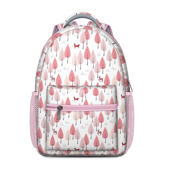 Stylish Waterproof Bookbag for College Students - Artistic Hunting & Forest Design Backpack with Padded Straps, Durable & Organized Storage for Commuters