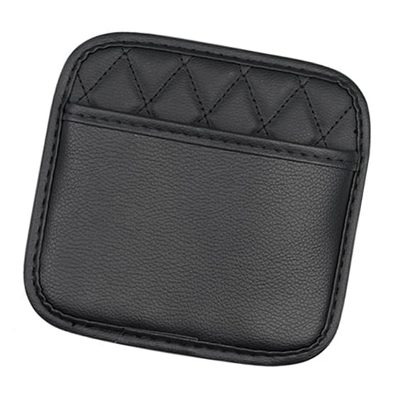 Stylish Waterproof Leather Car Storage Bag Organizers Pouches Designed for Effortless Attachments and Removal Small Item
