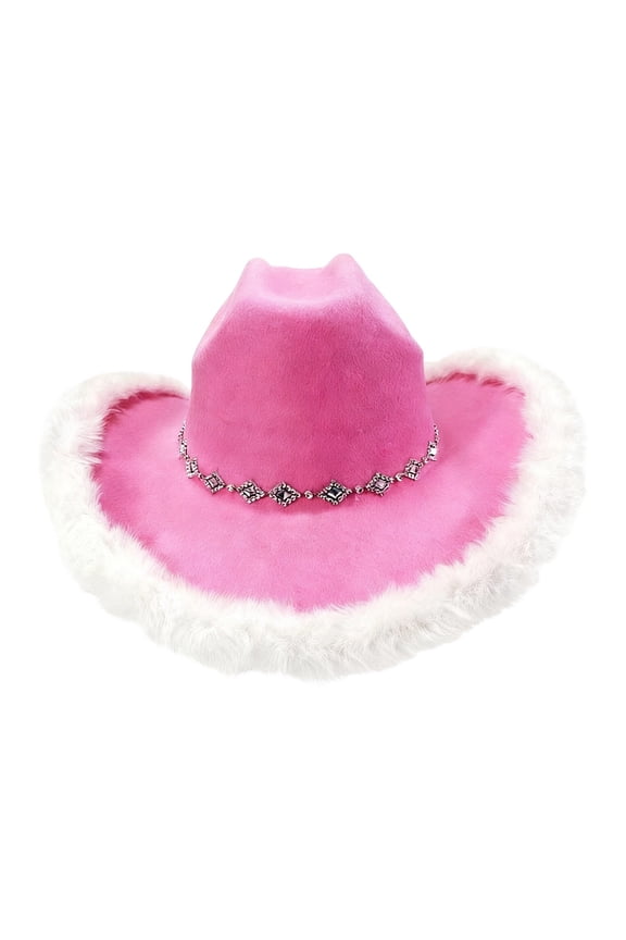 Stylish Western Fringed Cowboy Hat for Festive Celebrations and Country Themed Party Events