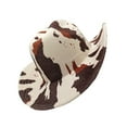 thumbnail image 1 of Stylish Wide Brims Hat Fedoras Hat with Leopard Pattern for Various Outfit, 1 of 14