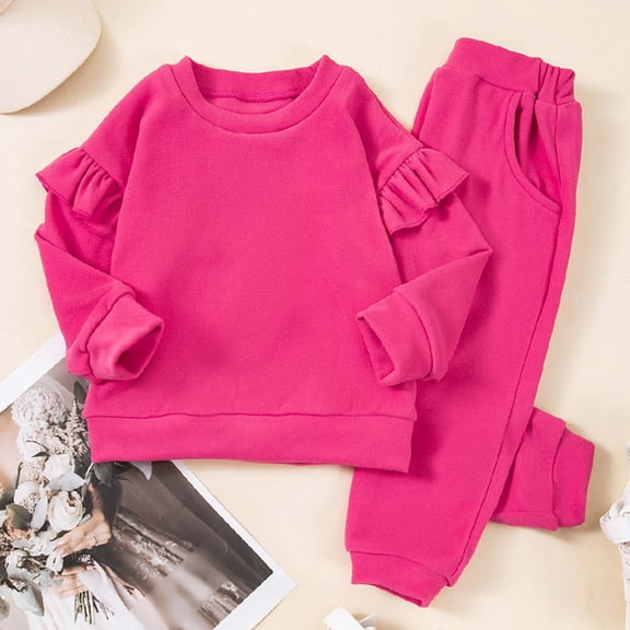 Stylish Winter Outfit for Girls Cozy Hoodie and Pants Set Toddler Kid Autumn Winter Wear Comfortable Casual Clothes