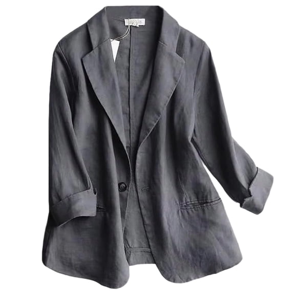 Stylish Women's And Suit Jackets For Casual And Everyday Wear Classic Open Cardigan With One Button Closure For Spring And Summer