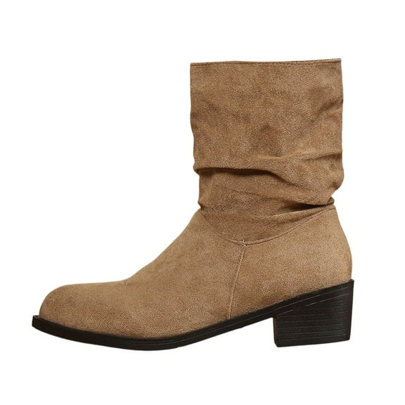 Stylish Women's Ankle Boots for Everyday Wear - Comfortable Closed Toe Booties for Casual Outfits and Seasonal Fashion Pair with Denim and More