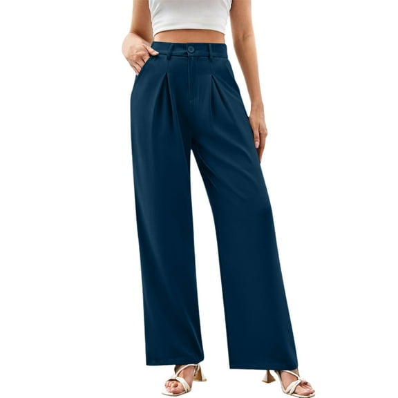 Stylish Women's Casual Pants - Comfortable Versatile Design for Any Occasion, Polyester, All Sizes with Waist/Hip/Length Details