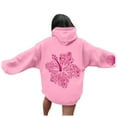 thumbnail image 1 of Stylish Women's Hoodies for Everyday Wear - Letter Print Long Sleeved Sweatshirts with Pockets for Comfort and, 1 of 7