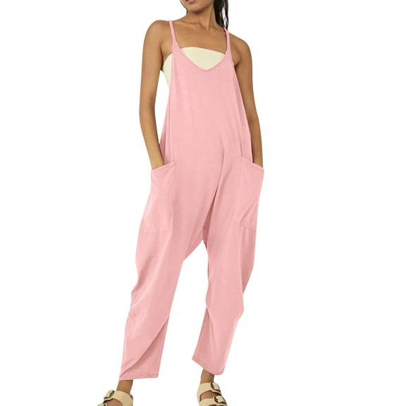 Stylish Women's Jumpsuit for Yoga Training and Casual Wear Square Neck Design Sleeveless Ribbed Fabric for Comfort and Flexibility