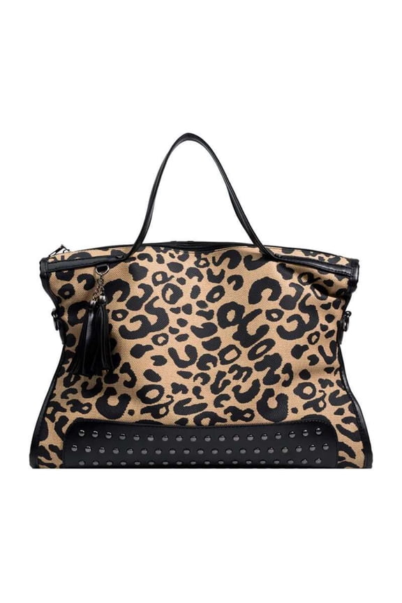 Stylish Women's Korean Design Leopard Print Shoulder Bag