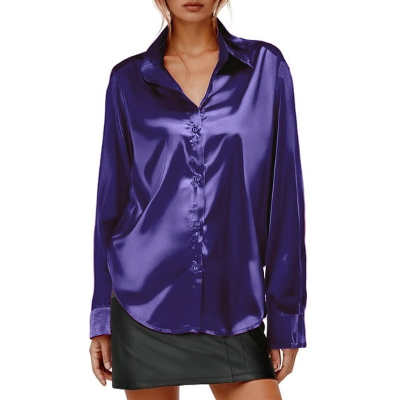 Stylish Women’s Long Sleeve Button Up Shirt For Casual Everyday Wear For Spring Summer And Autumn With Easy Care Instructions