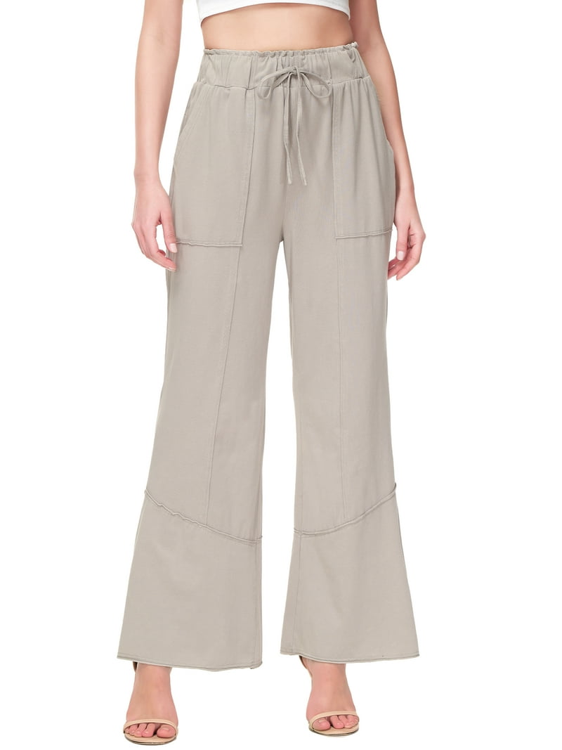 Stylish Women's Plus Size Wide Leg Palazzo Pants Spring