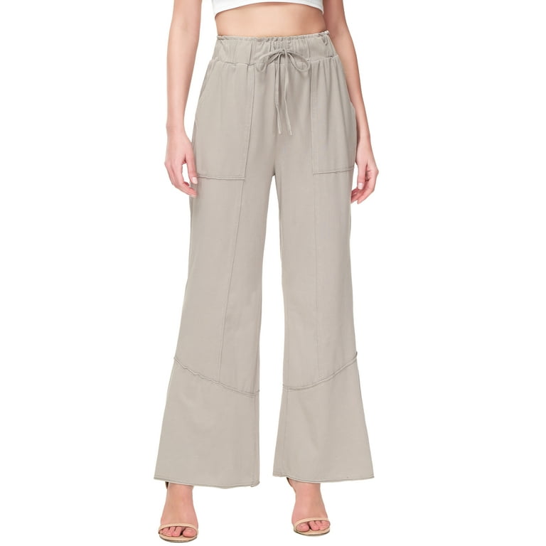 Stylish Women's Plus Size Wide Leg Palazzo Pants Spring Stylish Women's Plus Size Wide Leg Palazzo Pants Spring