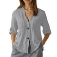 thumbnail image 1 of Stylish Women's Shirts Versatile Pocket Design Comfortable Wear for Daily Outfits and Leisure Activities, 1 of 2