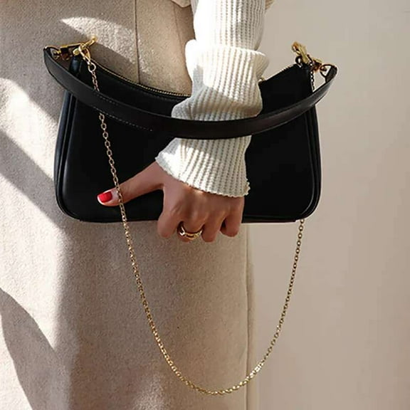 Stylish Women's Single-Shoulder Crossbody Bag with Classic Chain Detail - Ideal for Summer Outings