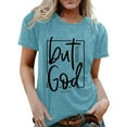 thumbnail image 1 of Stylish Women's T-Shirts Casual Graphic Print Crew Neck Short Sleeve Top for Everyday Wear and Comfort, 1 of 4