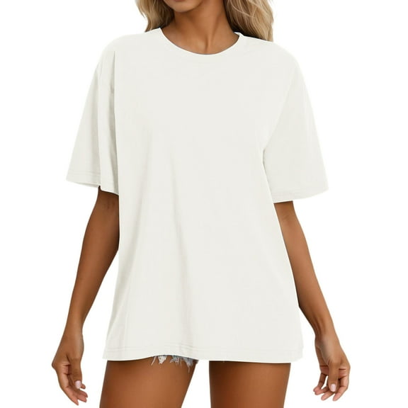 Stylish Women's T-Shirts Casual Short Sleeve Round Neck Basic Top for Everyday Wear Ideal for Spring and Summer Adventures