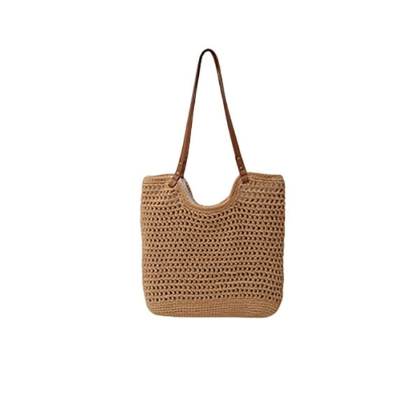 Stylish Women's Tote Bag for Commute Lightweight Shoulder Purse Durable Woven Handbag Spacious Travel