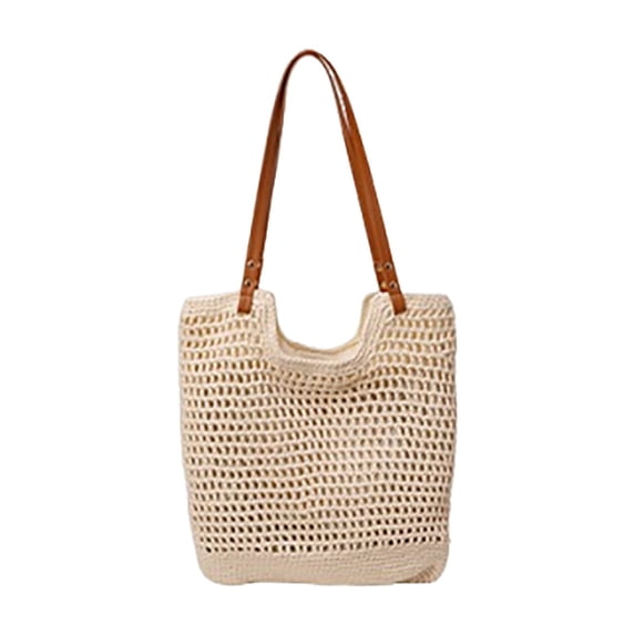 Stylish Women's Tote Bag for Commute Lightweight Shoulder Purse Durable Woven Handbag Spacious Travel