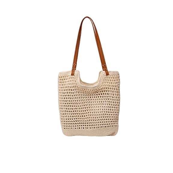 Stylish Women's Tote Bag for Commute Lightweight Shoulder Purse Durable Woven Handbag Spacious Travel