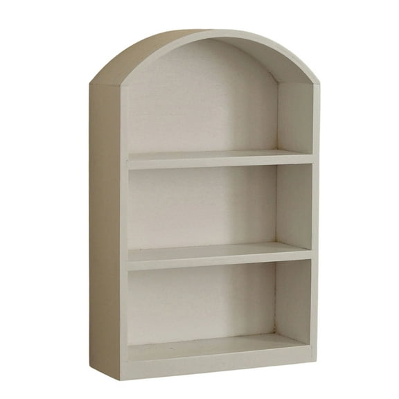 Stylish Wooden Desktop Display Cabinet With Glass Door For Cosmetics Jewelry Home Decor