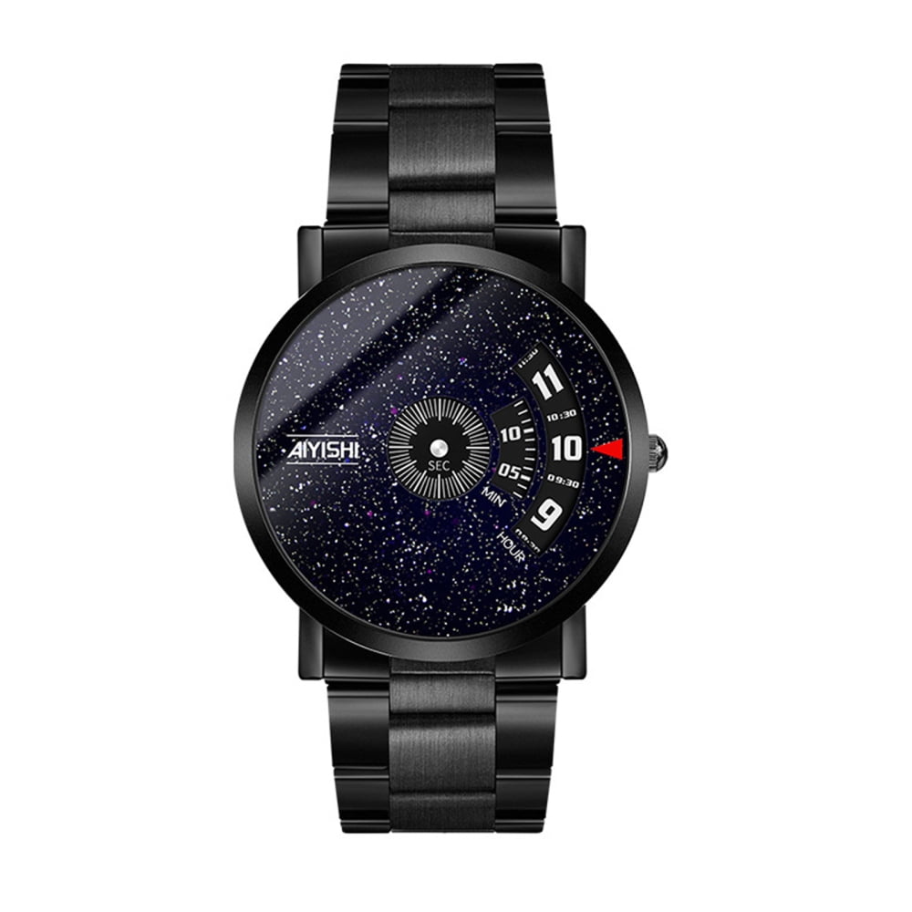 LIGE Stylish Wrist Watch for Men, Waterproof Sports Moon Phase Chronograph Watch Luxury Business Dress Analogue Quartz Watches Men Fashion Casual