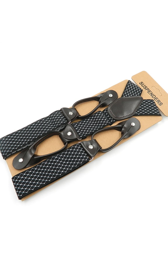 Stylish Y Shape Suspenders Adjustable Length, Suitable for Most Men Women Button End Versatile Occassion