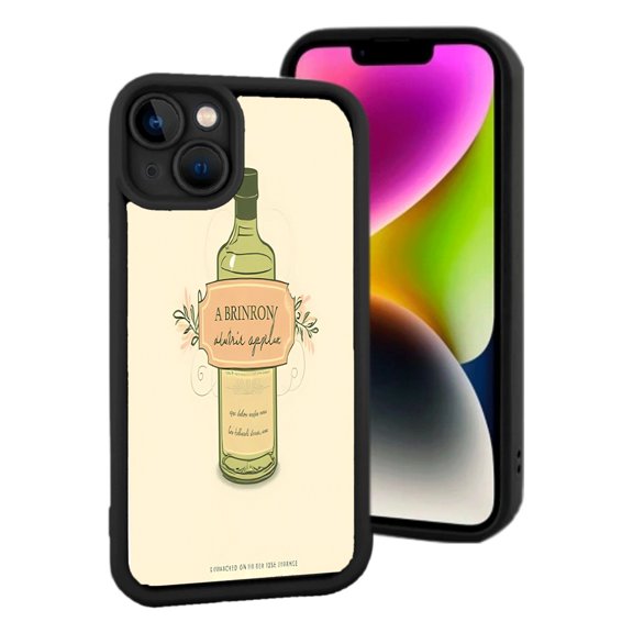 Stylish Yellowing Resistant Lightweight iPhone 15 Case - Elegant Floral Pattern Design Vintage Feel Perfect Protection