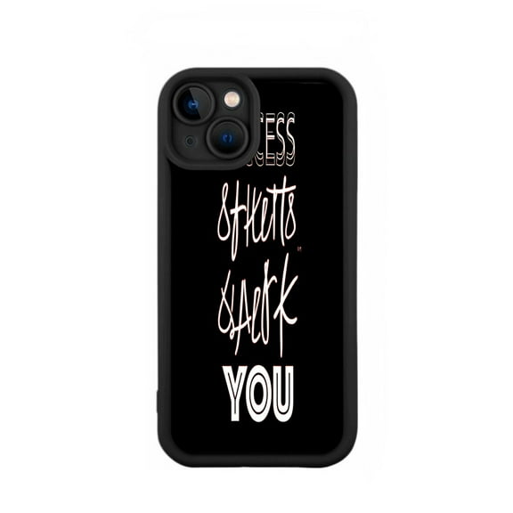 Stylish Yellowing Resistant Lightweight iPhone 15 Case - Unique ' SUCCESS 8hketts dAartk YOU ' Design Durable Protection for Your Device