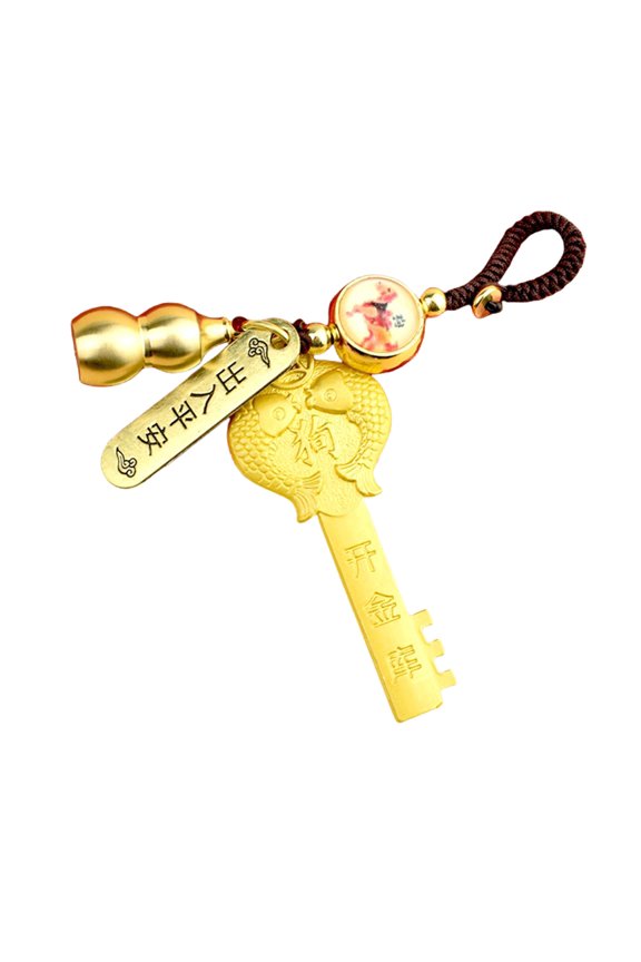 Stylish Zodiacs Pendant Key Holder in Sturdy Brass for Trendy Individuals