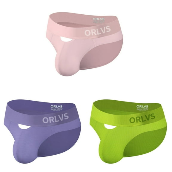 Stylish and Comfy Men's Hollow Design Modal Briefs (2-Pack)