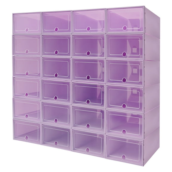 Stylish and Functional Shoe Boxes with Easy-to-Clean Design, Foldable and Stackable, Available in a Variety of Attractive Colors for Any Room