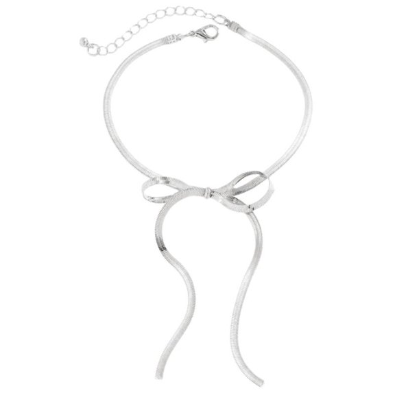 Stylish and Lightweight Bowknot Anklet Delicate Bowknot Anklet Dainty Snake Bone Chain Anklet Chain for Fashionistas