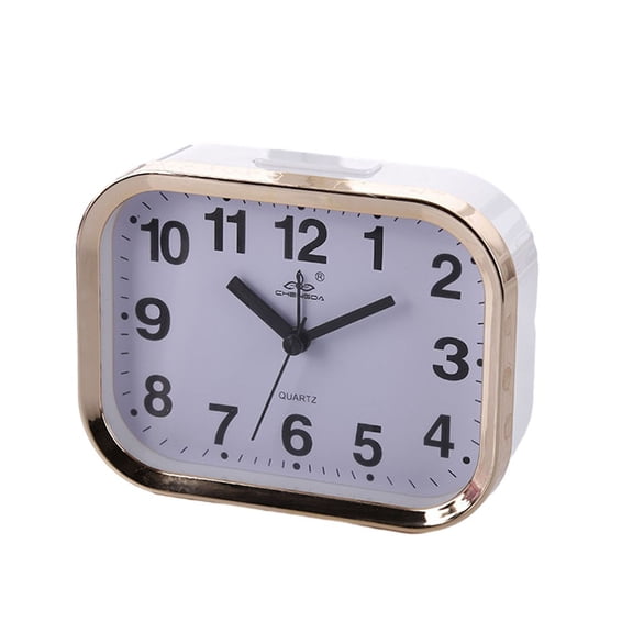 Stylish and Practical Alarm Clock Loud Ringtone and Digital Display for Easy Time Management (White)
