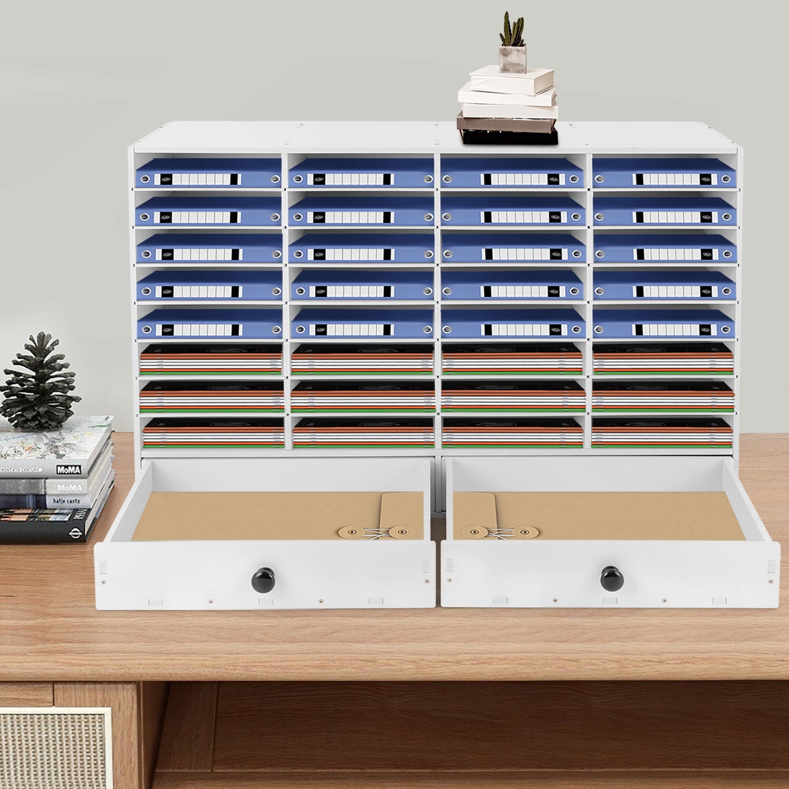 Stylish and Practical File Organizer with 32 Slots – Ideal for Organizing Documents and Papers