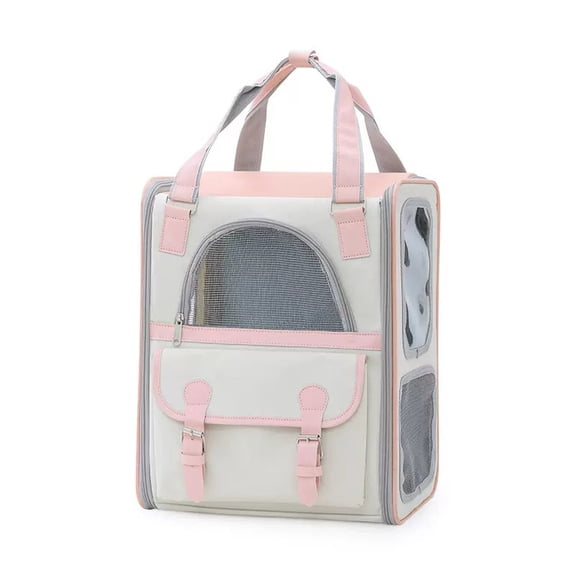 Stylish and Simple Pet Cat Bag Go Out Portable Large Capacity Jelly Carry Cat Cat Backpack