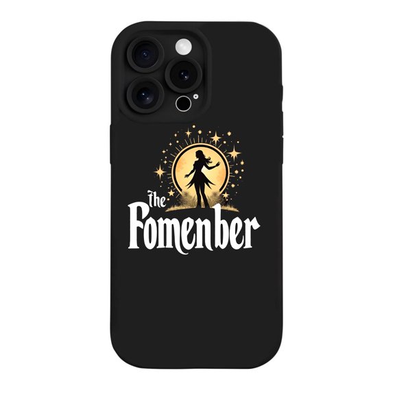 Stylish iPhone 15 Pro Case - Lightweight Yellowing Resistant with Elegant Silhouette Design & Star Accents - Perfect Protection for Your Device