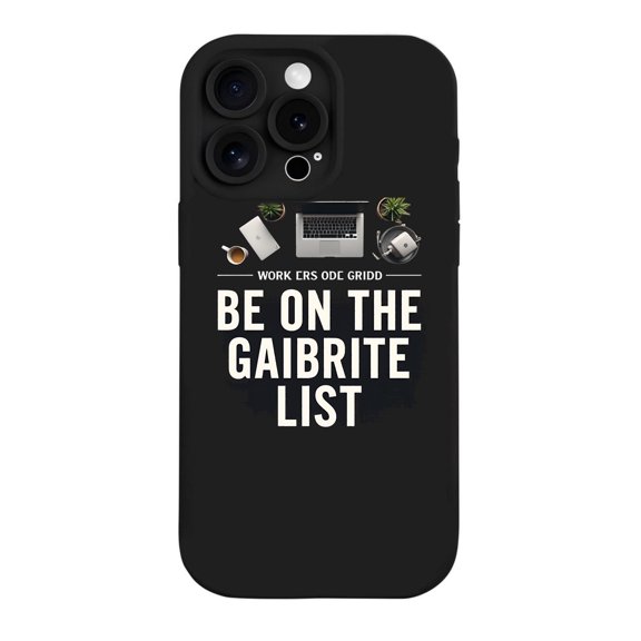 Stylish iPhone 15 Pro Case - Lightweight Yellowing Resistant with Trendy Laptop Coffee Cup Paper & Plant Design - Perfect for Work & Play