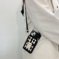 thumbnail image 1 of Stylish lanyard crossbody wallet phone case for iPhone 16 pro max 15 plus 14 13 mini 12 pro 16pro card holder cover, 1 of 5