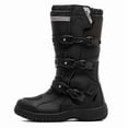 thumbnail image 1 of Stylish motorcycle boots - Classic design, comfortable and breathable, suitable for both daily commuting and casual riding,Black,41, 1 of 17