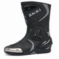 thumbnail image 1 of Stylish motorcycle boots - Classic design, comfortable and breathable, suitable for both daily commuting and casual riding,Black,45, 1 of 16