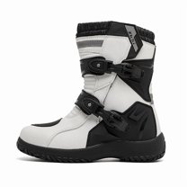 Stylish motorcycle boots - Classic design, comfortable and breathable, suitable for both daily commuting and casual riding,White,35