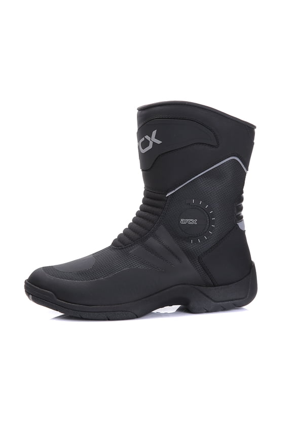 Stylish motorcycle boots - Classic design, comfortable and breathable, suitable for both daily commuting and casual riding,black,45