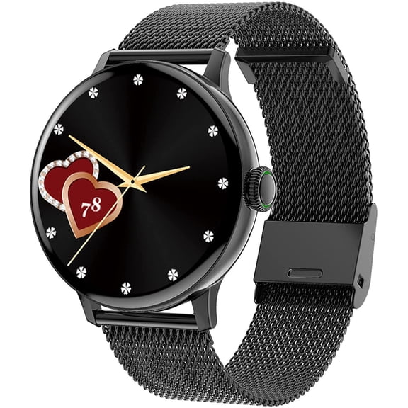Stylish smartwatch with heart rate monitoring can make Bluetooth calls