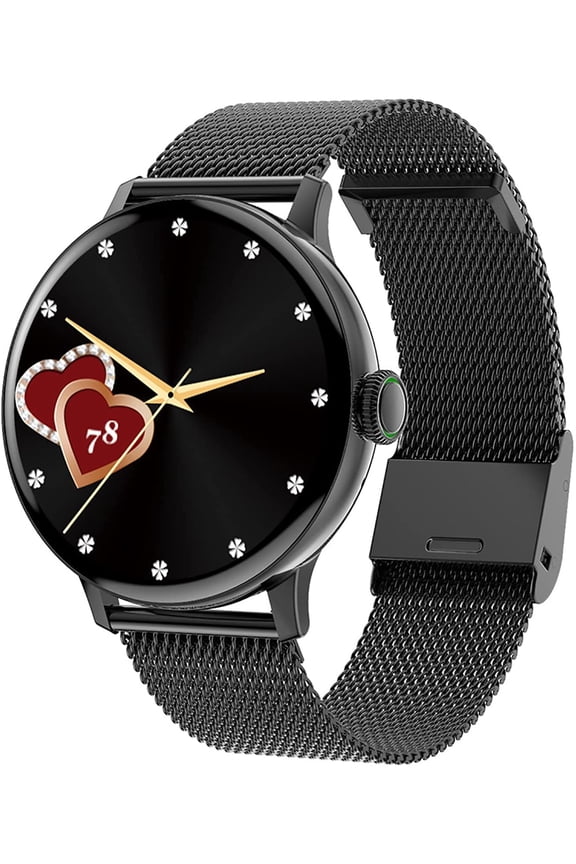 Stylish smartwatch with heart rate monitoring can make Bluetooth calls