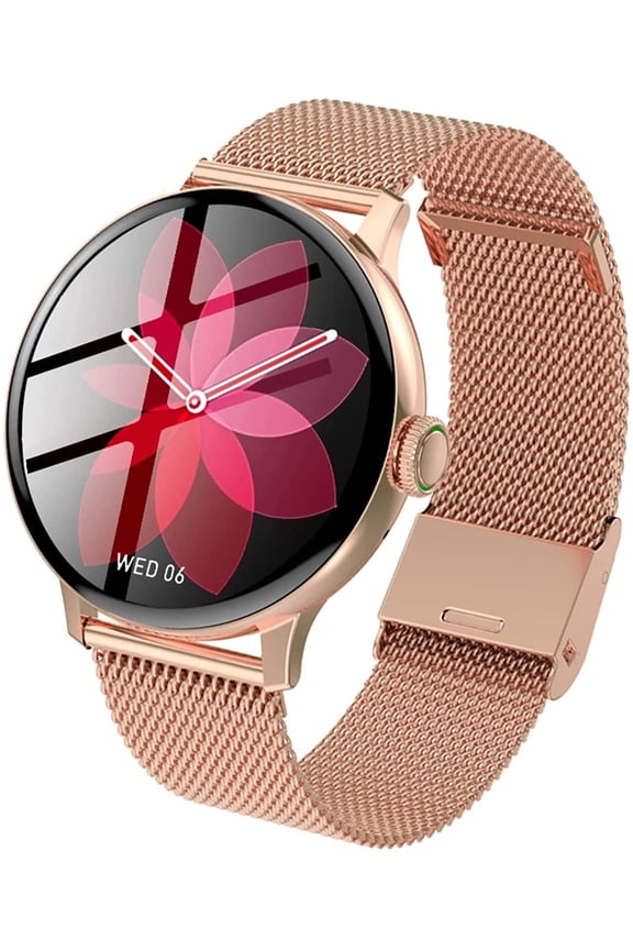 Stylish smartwatch with heart rate monitoring can make Bluetooth calls