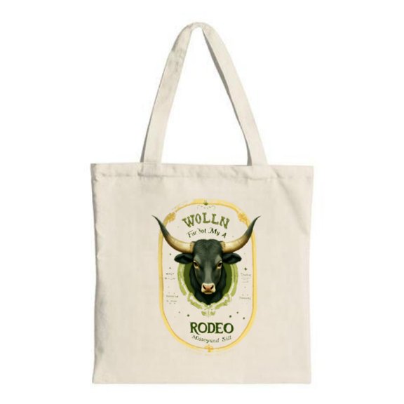 Stylish Canvas Tote Bag featuring a vintage design with decorative leaves perfect for shopping travel and parties