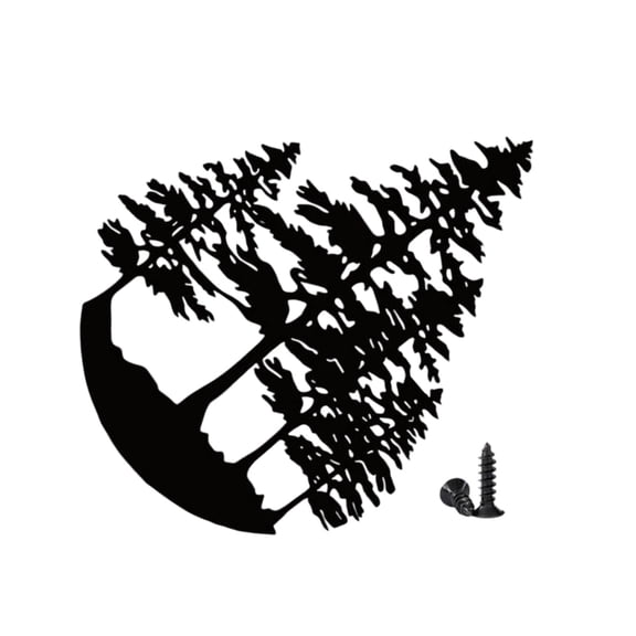 Stylishs Metal Tree Sculpture Iron Wall Plaques for Elegant Office Styling